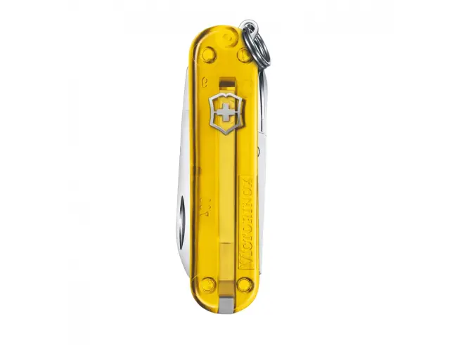 Ελβετικός Σουγιάς Victorinox Classic SD Transparent με 7 λειτουργίες και μήκος 5.8cm - Tuscan Sun0.6223.T81G 2