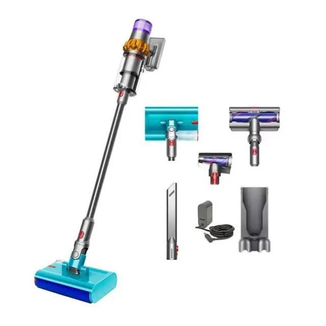 Dyson Σκούπα Stick V15s Detect Submarine Yellow/Iron/Nickel (494724-01)