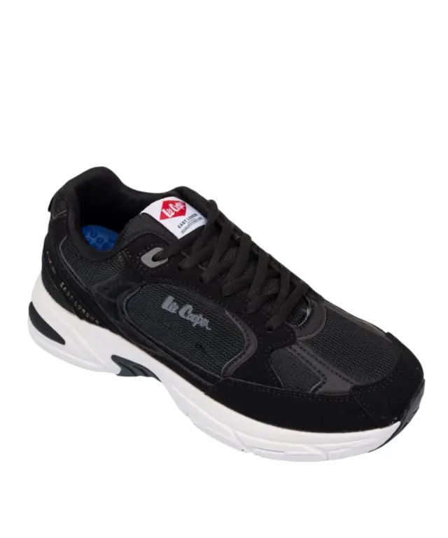 Lee Cooper - Ανδρικά Sneakers Palmer LCM628605-BLACK Μαύρο 3