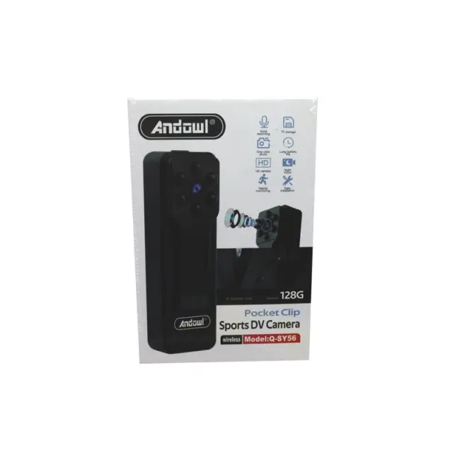 Andowl ασύρματη Κάμερα με Κλιπ Q-SY56 – Action Sports DV Camera Pocket Clip 51114 3