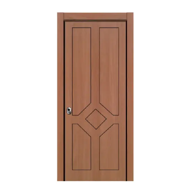 Θωρακισμένη πόρτα με επένδυση Laminate και σχέδιο παντογράφου 5406 Κατασκευαστική
