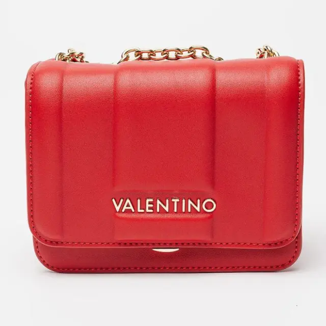 Valentino Bags - Γυναικεία Τσάντα Ώμου Brass VBS8G610-003 Κόκκινο