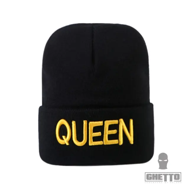 Ghetto Queen Winter Hat Black