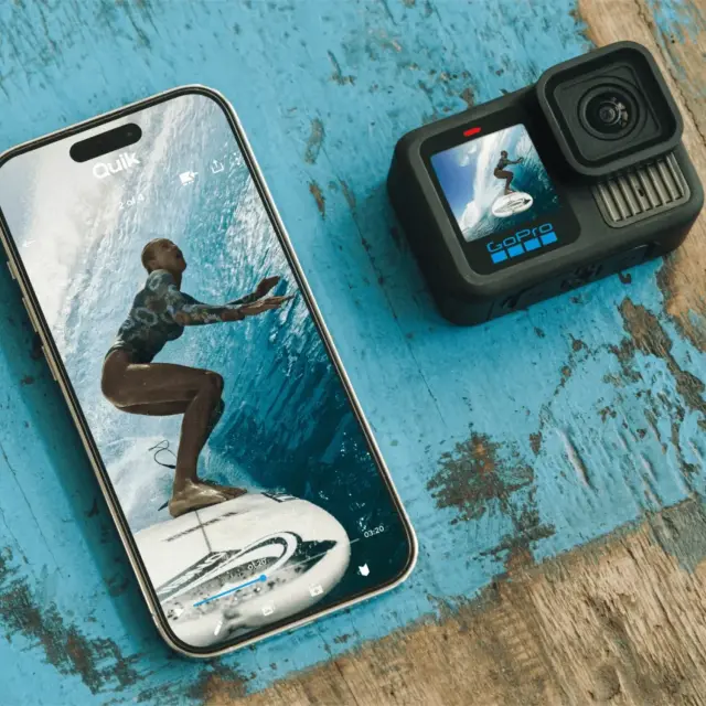 GoPro HERO13 Action Camera 5K Λήψης 360° Υποβρύχια Accessory Bundle με Οθόνη 2.27" και Wi-Fi Μαύρη 2