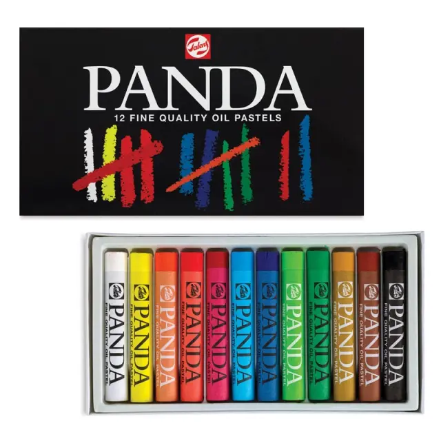 Talens Panda Σετ Λαδοπαστέλ 12 Χρώματα