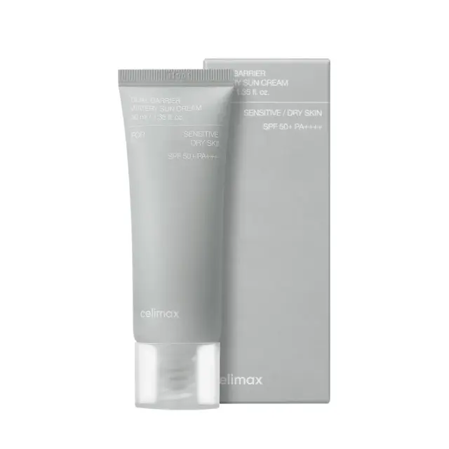 Celimax Dual Barrier Watery Sun Cream Spf 50+ Pa++++- Αντηλιακό Προσώπου με Φυσικά φίλτρα για Ευαίσθητο και Ξηρό δέρμα 40ml