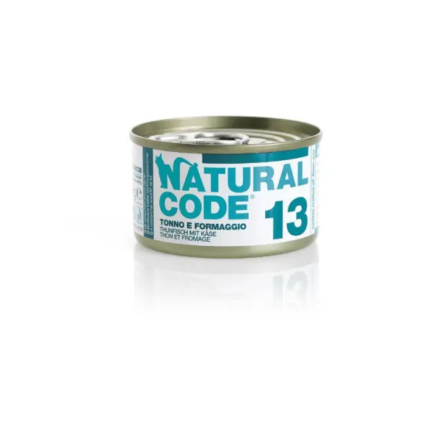 Natural Code 13 Κονσέρβα με Τόνο & Τυρί 85gr Μονόχρωμο