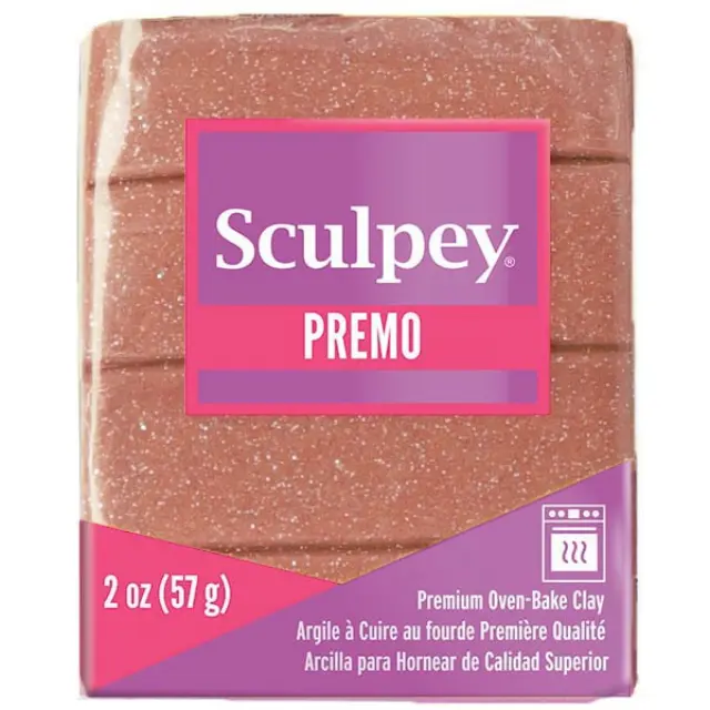 Πολυμερικός Πηλός Premo Sculpey - 5135 Rose Gold Glitter - 57gr