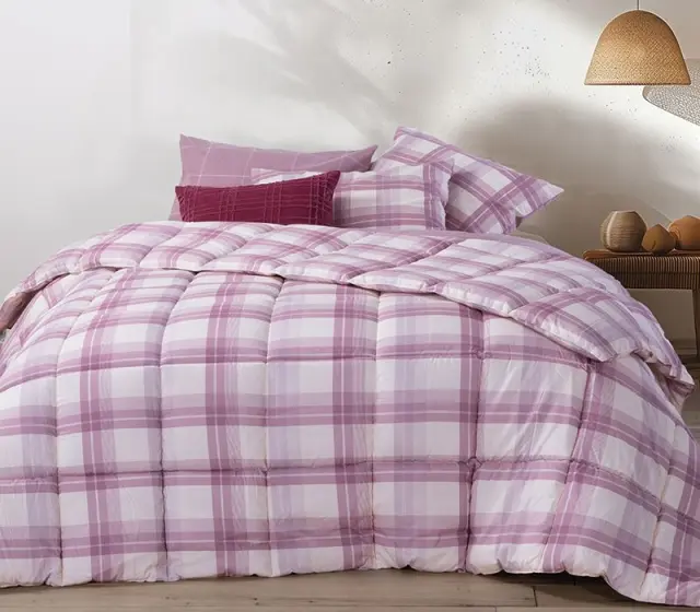 Nef-Nef Homeware Πάπλωμα Hollow Charlie Υπέρδιπλο 240x220 Mauve