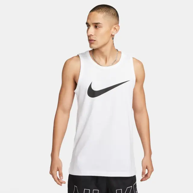 Nike Sportswear Swoosh Tank (FB9764-100) - Λευκό