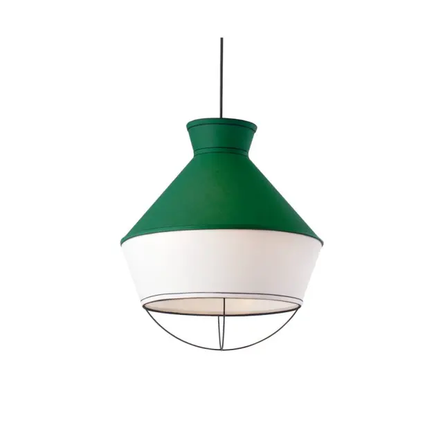 AcaLight Offer NETTO ΦΩΤΙΣΤΙΚΟ ΚΡΕΜΑΣΤΟ ΠΡΑΣΙΝΟ ΜΕΤΑΛΛΙΚΟ ΣΥΜΒΑΤΙΚΟ 3ΧΕ14 IP20 Φ450Χ1200mm