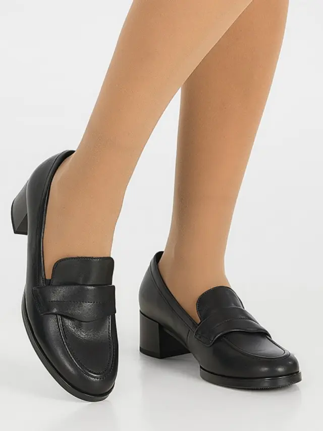 Gabor Μοκασίνια-Loafers Γυναικείο δέρμα Μαύρο GAB/72134 001-BLACK - 39 2