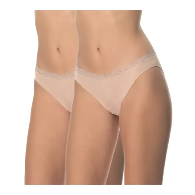 Apple Γυναικείο Slip Tai Bamboo Eco Friendly - Διπλό Πακέτο, Χρώμα Nude-Nude