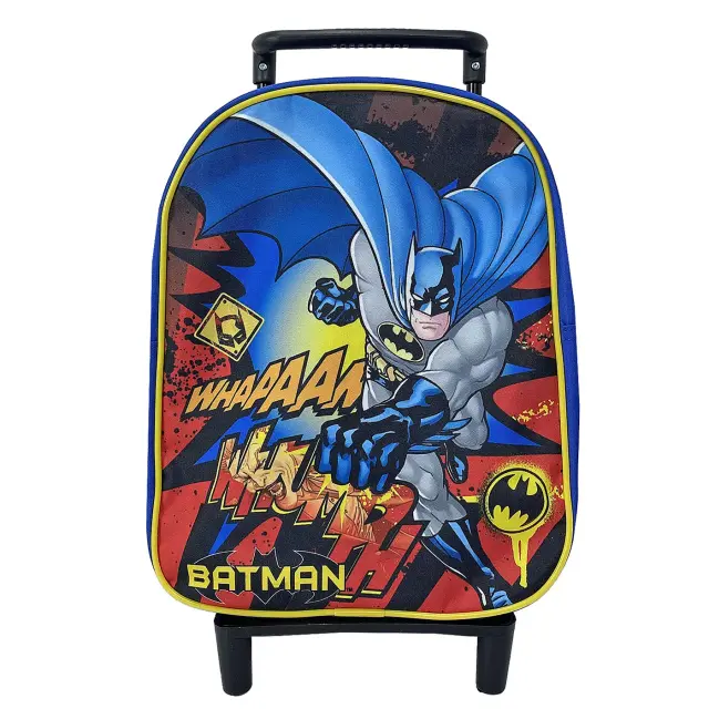Σχολική τσάντα νηπιαγωγείου Batman τρόλεϊ