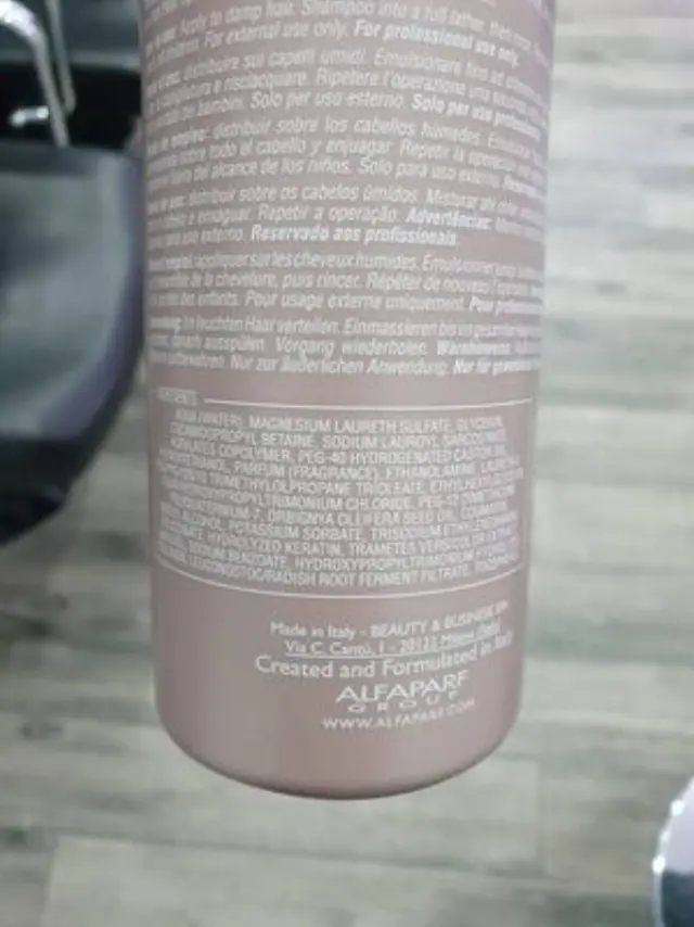 Alfaparf Lisse Design Keratin Deep Cleansing Shampoo 500ml 2