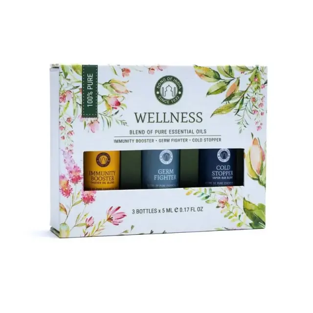 Aromatherapy Gift Set Wellness Blend Essential Oil – Σετ με 3 Αιθέρια Έλαια 5ml