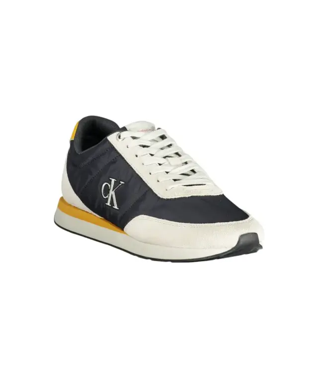 Calvin Klein - Ανδρικά Sneakers Ck Retro Runner Ess Mix Mat YM0YM01361-0YF Μπλε Σκούρο 2