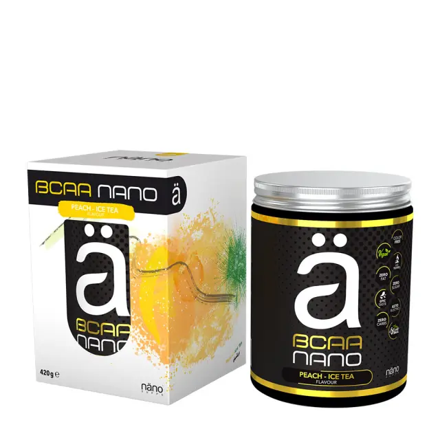 Nanosupps Amino Acid BCAA Nano Peach Ice-Tea, 420 g