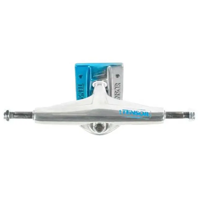 Tensor Stencil Mirror Aluminum Skateboard Trucks 5.25" / 5.5" - Blue Fade Μπλε 3
