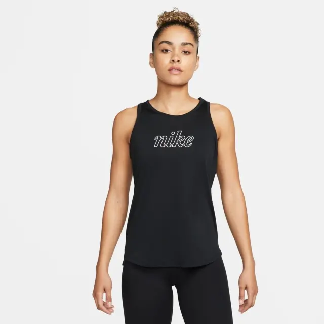 Nike Dri-FIT One Icon Clash Tank (DQ6409-010) - Μαύρο