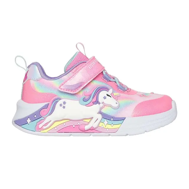 Skechers Infant's S-Lights Unicorn Chaser Ροζ 302298N-PKMT (Skechers)