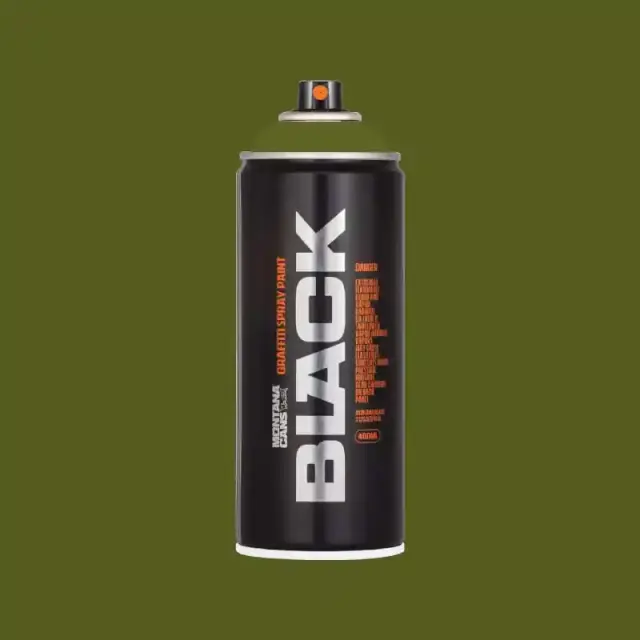 Montana Black Spray Paint 400ml BLK-6725 Troops