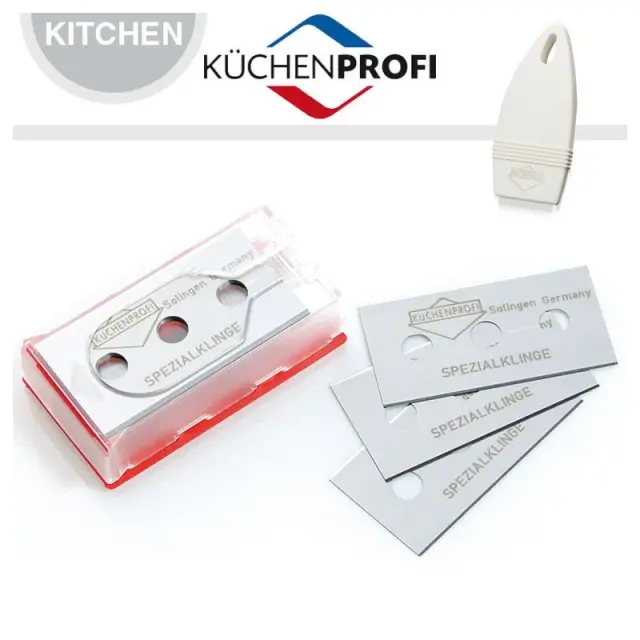 Kuchenprofi Aνταλλακτικά Λεπίδων για Καθαριστή Κεραμικής Εστίας Σετ 10τεμ.