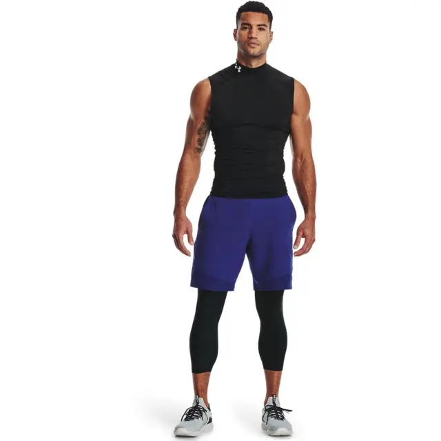 Under Armour Men's HeatGear Armour 3/4 Legging Μαύρο 1361588-001 (Under Armour) - Small 3
