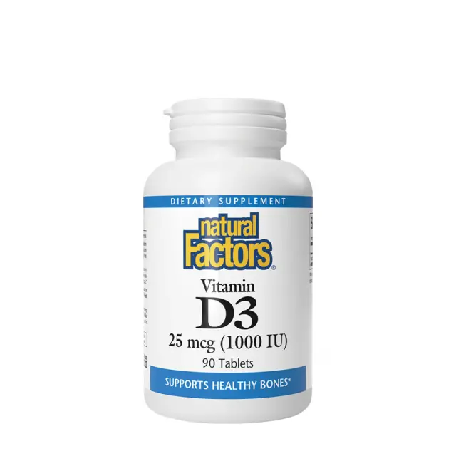 Natural Factors Vitamin D3 25 mcg (1,000 IU)
