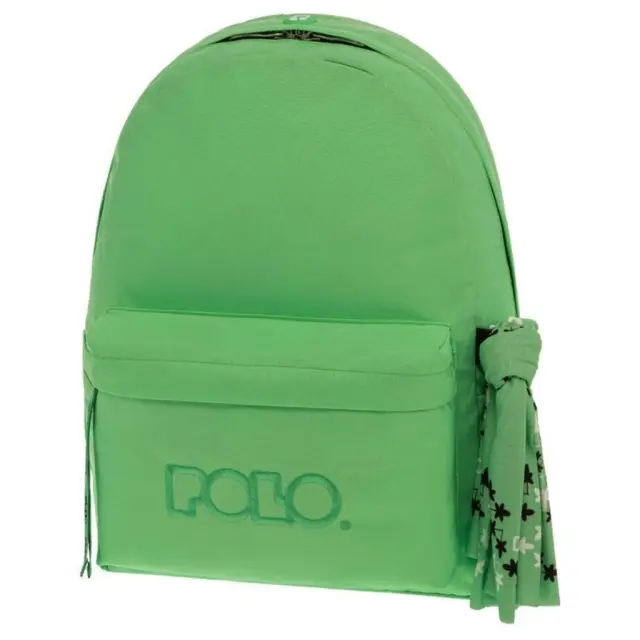 Polo Σχολική Τσάντα Πλάτης Original Scarf Fluo Πράσινο (901135-6801)