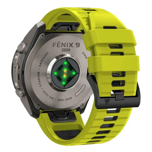 Tech-protect Iconband Pro Garmin Fenix 5x / 5x Plus / 6x / 6x Pro / 7x / 8 / 8 Pro / 9 / 9 Pro (51 Mm) Lime/black 3