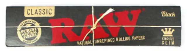 RAW Χαρτάκια Classic Black- Ακατέργαστο - King Size Slim 3