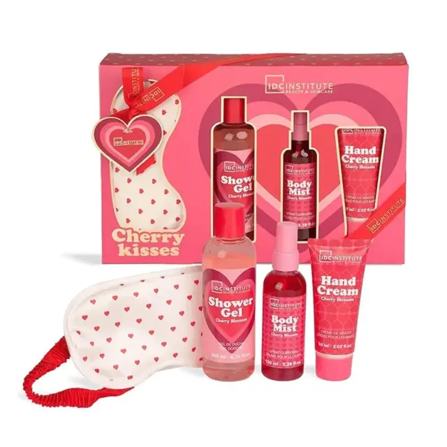 IDC Cherry Kisses Bath & Sleep Set 4 pcs