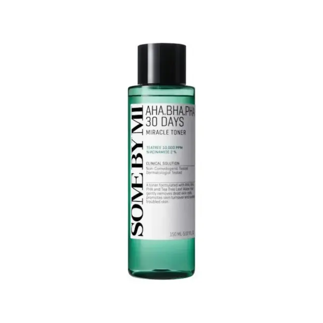 Some By Mi AHA BHA PHA 30 Days Miracle Toner, Τονωτική Λοσιόν με AHA, BHA, PHA για Καθαρισμό Πόρων & Λάμψη 150ml