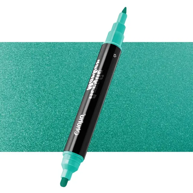 Ohuhu Acrylic Marker με Διπλή Μύτη M705 - Metallic Cyan (OHUHU)