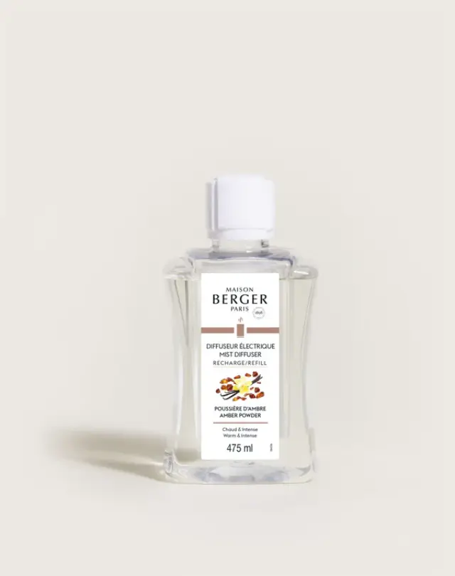 Mist Electric Diffuser Refill Amber Powder Υγρό Αναπλήρωσης για Ηλεκτρικό Διαχύτη Αρώματος 475 ml