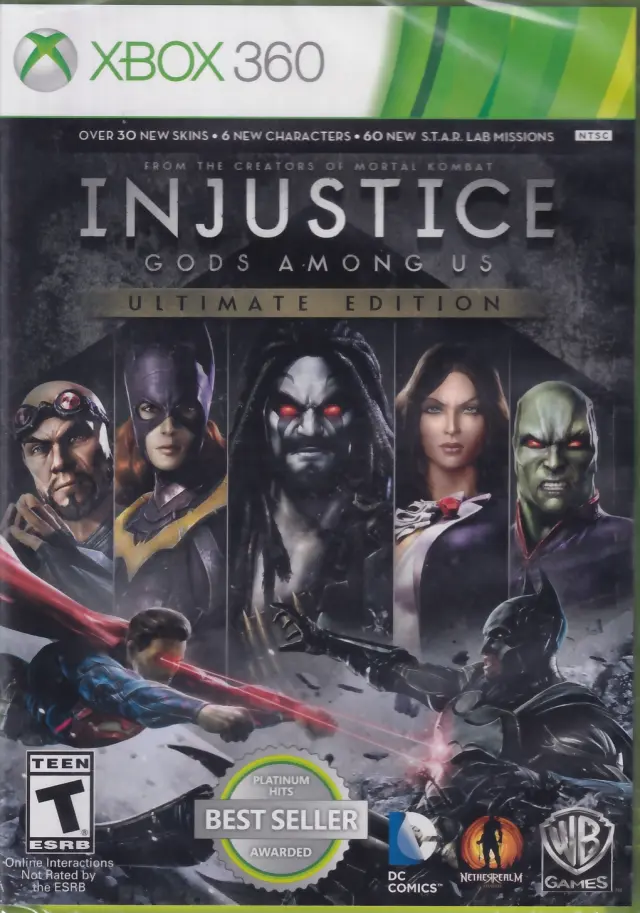 INjustice: Gods AmoNg Us - Ultimate EditioN - Xbox 360