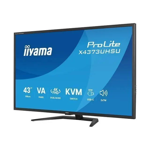 iiyama Monitor 43" ProLite X4373UHSU-B2 VA 4K (X4373UHSU-B2) 2