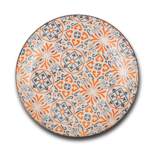 Πιάτο Ρηχό Πορσελάνινο "Maiolica orange" 27cm