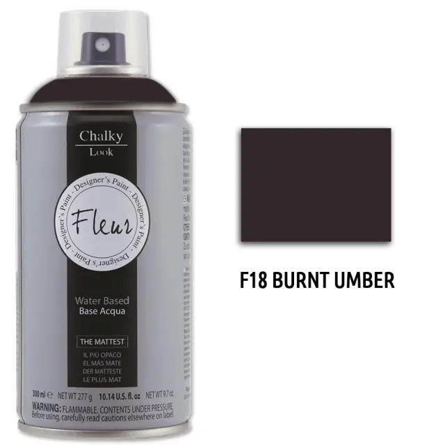 Fleur Σπρέι Κιμωλίας F18 Burnt Umber - 300ml