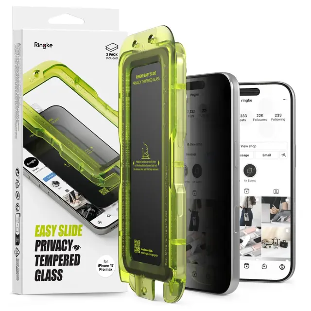 Ringke Easy Slide 2-pack Iphone 17 Pro Privacy