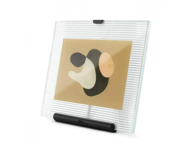 Κορνίζα Flute Umbra με βάση, διαστάσεις 16x11.4x20.3cm και διαστάσεις φωτογραφίας 10x15cm / 13x18cm - Black1021416-040