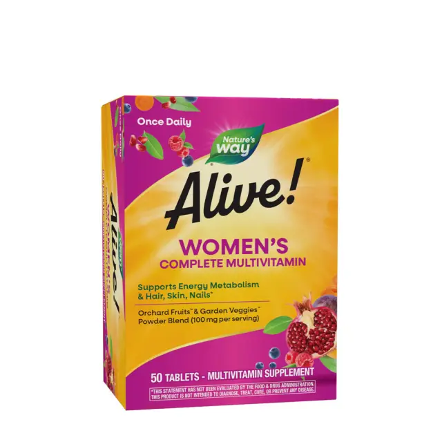 Nature's Way Alive!® Women's Complete Multivitamin 50 Tablets