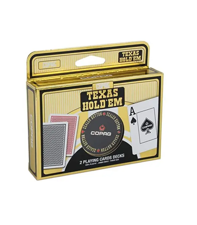 Τράπουλα Πόκερ Texas Hold em διπλή με Dealer