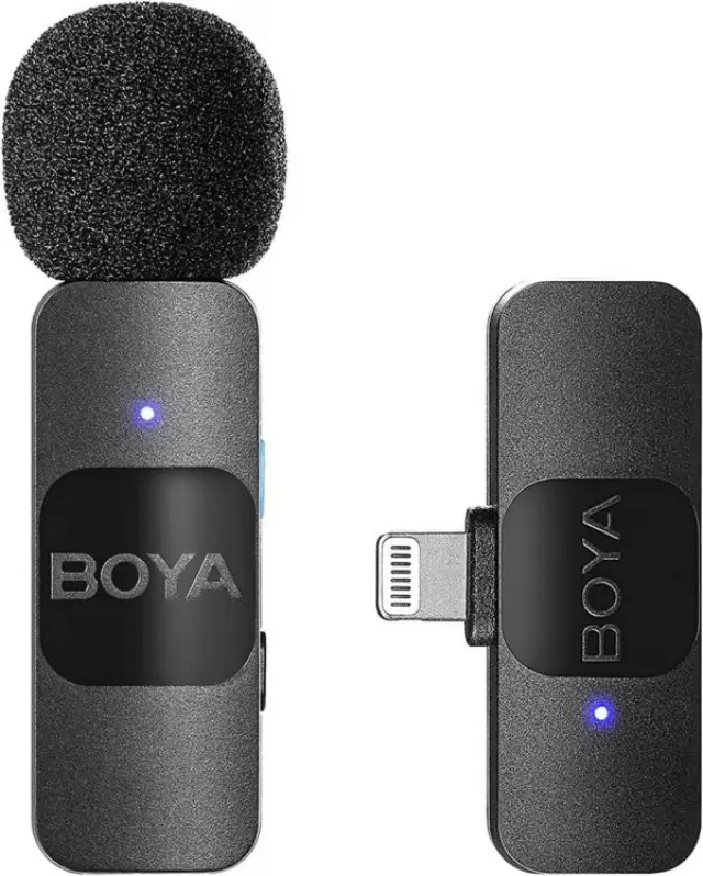 BOYA Μικρόφωνο BY-V1 V2.0 Wireless 2.4GHz Black
