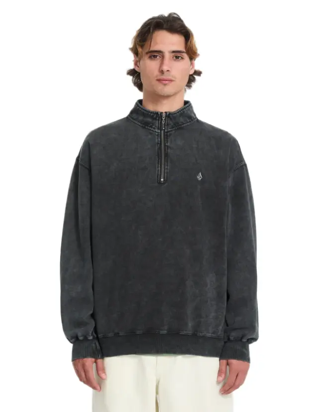 Volcom Single Stone Quarter Zip Sweatshirt ανδρική μπλούζα φούτερ A4632625LAB-1