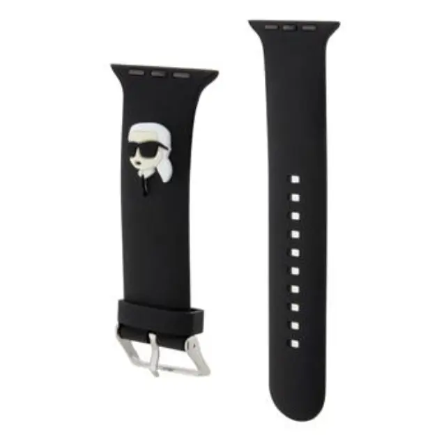 Karl Lagerfeld Karl Head NFT Watch Strap for Apple Watch 42/44/45/46/49 Black