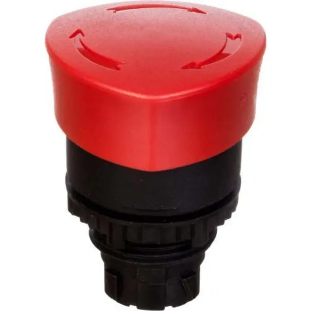 Push Button Head Osmoz Mushroom Push Turn Red Ø40