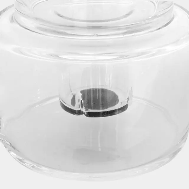 Γυάλινο Bong Dome Rig - Leaf Black 16cm 2