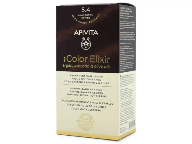 Apivita My Color Elixir 5.4 Καστανό Ανοιχτό Χάλκινο 125ml